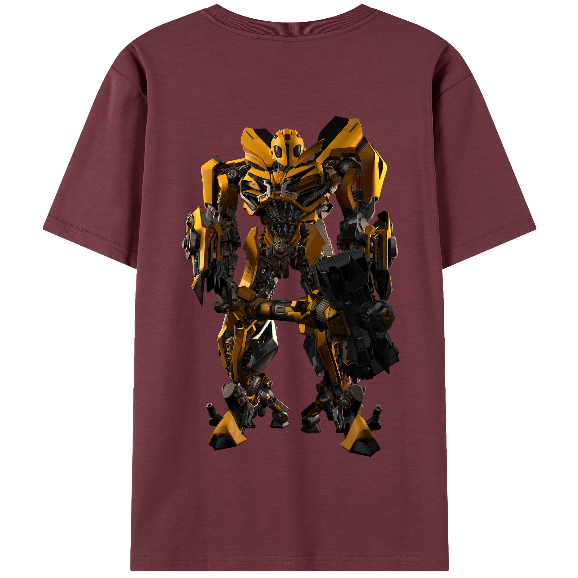 （画像用） Transformers トランスフォーマー 綿100％半袖Tシャツ（背面プリント）